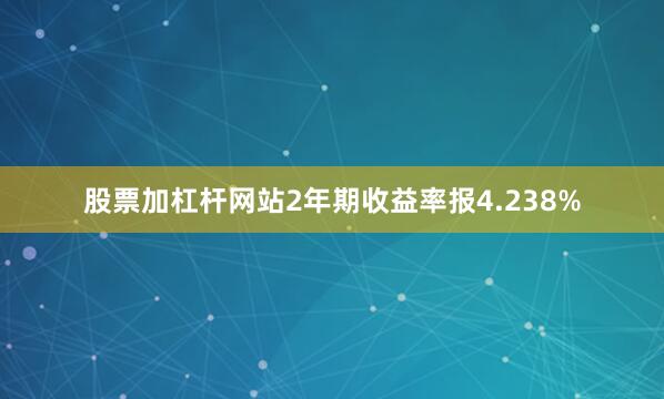 股票加杠杆网站2年期收益率报4.238%